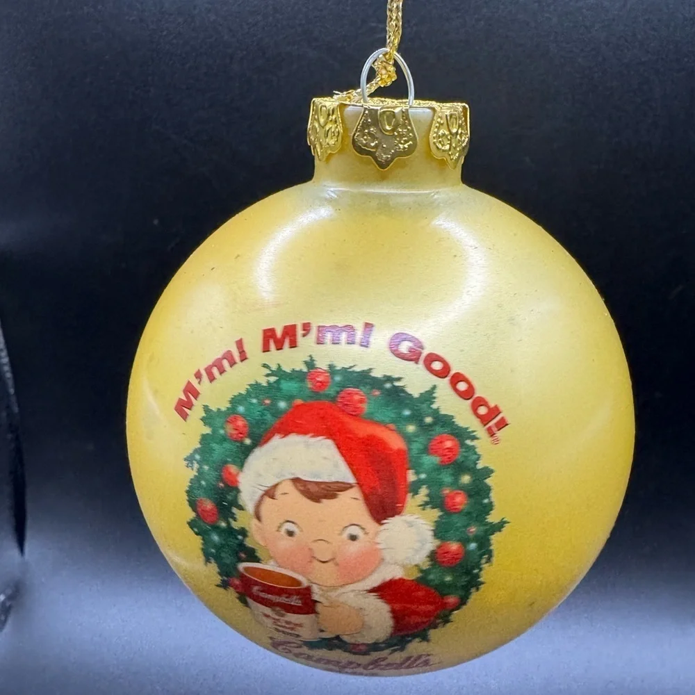 2002 Campbells Soup Kids Collectors Edition - Christmas Ornament Decoration Ball